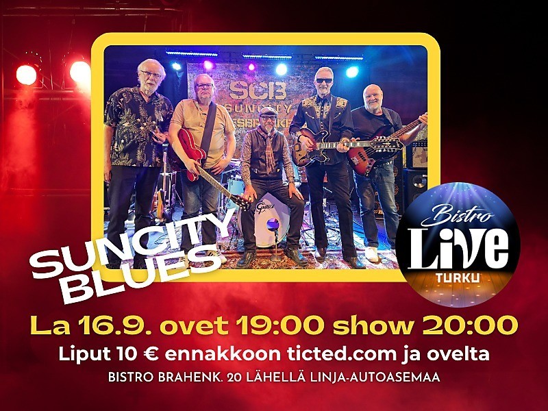 Bistro live suncity blues 16 9 2023 ticted