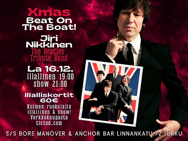 Xmas botb   jiri nikkinen the beatles tribute band ticted